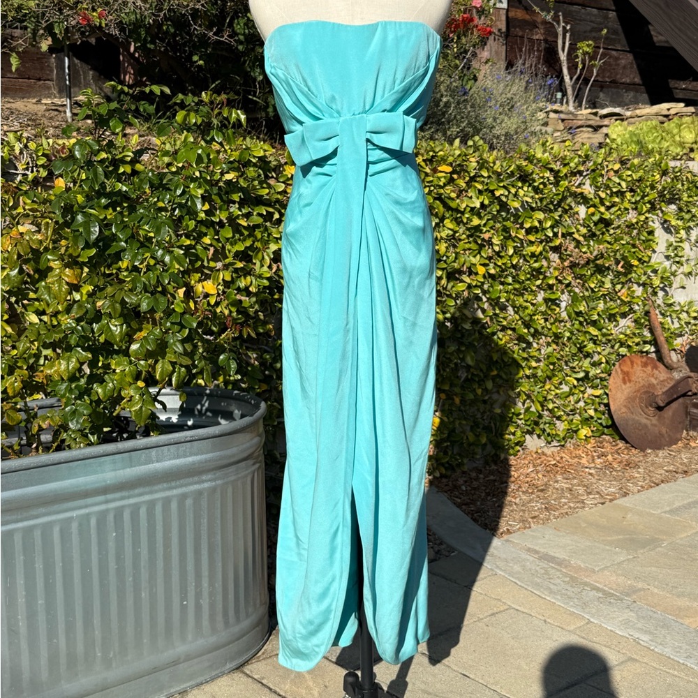 Arnold Scaasi 1990 Resort silk gown - Picture 4 of 8